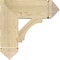 Ekena Millwork Imperial Arts & Crafts Rough Sawn Bracket, Douglas Fir, 6"W x 20"D x 20"H BKT06X20X20IMP03RDF - alternate 2